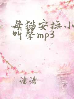 母猫安抚小猫的叫声mp3