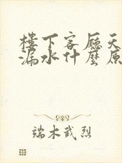 楼下客厅天花板漏水什么原因