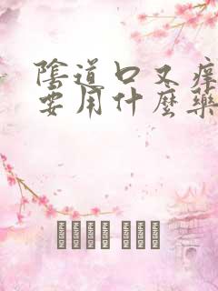 阴道口又痒又痛要用什么药