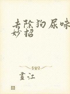 去除狗尿味的小妙招