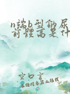 n端b型钠尿肽前体高是什么意思