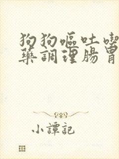 狗狗呕吐吃什么药调理肠胃炎