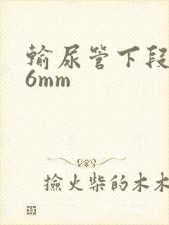 输尿管下段结石6mm