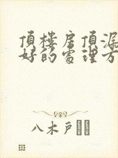 顶楼房顶漏雨最好的处理方法