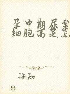 孕中期尿常规白细胞高是怎么回事