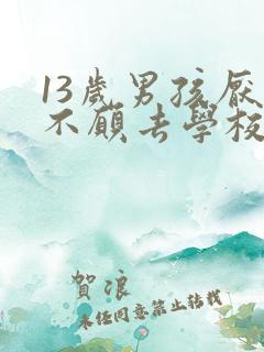 13岁男孩厌学不愿去学校怎么办