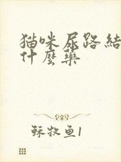 猫咪尿路结晶吃什么药