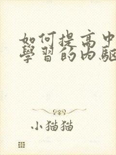 如何提高中学生学习的内驱力