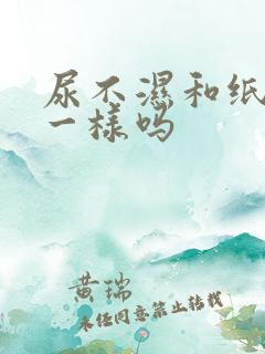 尿不湿和纸尿裤一样吗