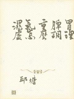 湿气重脾胃有点虚怎么调理