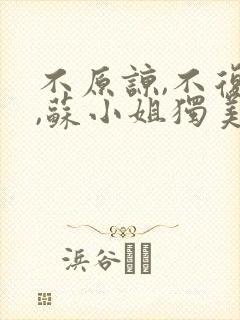 不原谅,不复合,苏小姐独美免费阅读