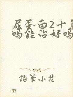 尿蛋白2十严重吗能治好吗