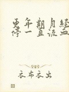 更年期月经总不停一直流血怎么治疗