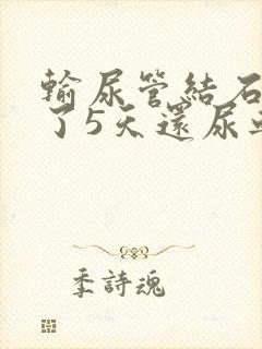 输尿管结石排掉了5天还尿血