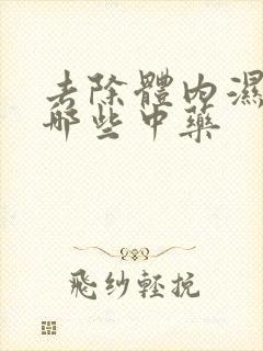 去除体内湿气有哪些中药