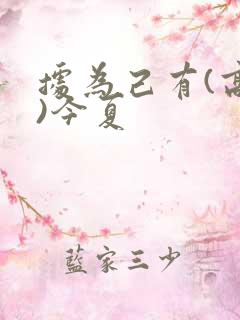 据为己有(高干)今夏