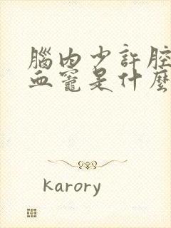 脑内少许腔梗缺血灶是什么意思