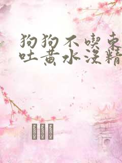 狗狗不吃东西还吐黄水没精神怎么办