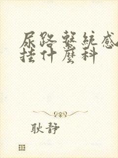 尿路系统感染应挂什么科