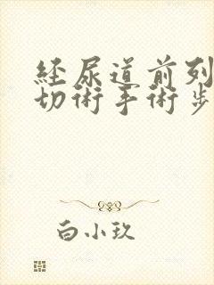 经尿道前列腺电切术手术步骤