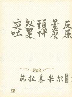 突然头晕反胃呕吐是什么原因