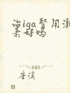 治iga肾用激素好吗