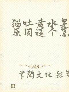 猫吐黄水是什么原因这个怎么治