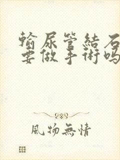 输尿管结石必须要做手术吗