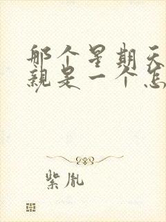 那个星期天中母亲是一个怎样的人