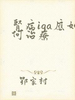 肾病iga应如何治疗