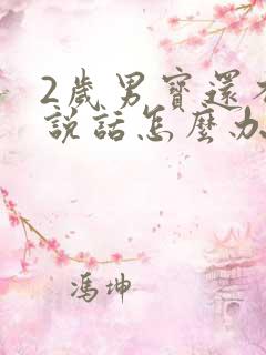 2岁男宝还不会说话怎么办