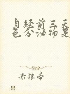 月经前三天有褐色分泌物是怀孕了吗