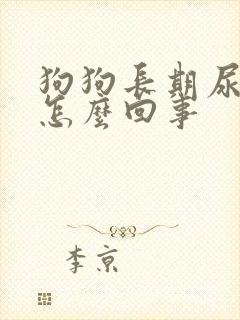 狗狗长期尿黄是怎么回事