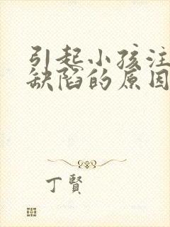 引起小孩注意力缺陷的原因