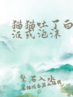 猫猫吐了白色黏液或泡沫