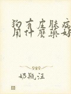 狗有皮肤病掉毛用什么药好