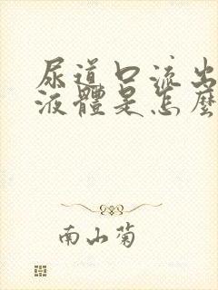 尿道口流出黄色液体是怎么回事?