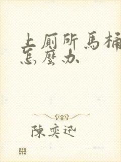 上厕所马桶堵了怎么办