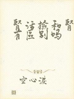 肾活检和肾穿刺有区别吗