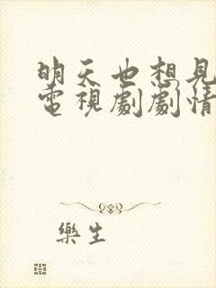 明天也想见到你电视剧剧情介绍