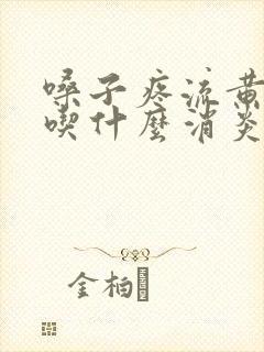 嗓子疼流黄鼻涕吃什么消炎药