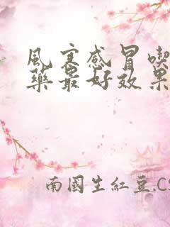 风寒感冒吃什么药最好效果快