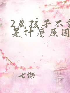 2岁孩子不说话是什么原因引起的