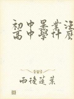 初中毕业没考上高中学什么技术好