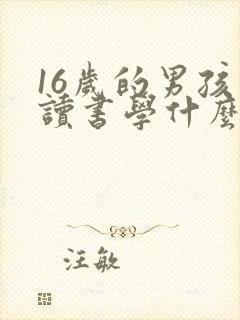 16岁的男孩不读书学什么技术好