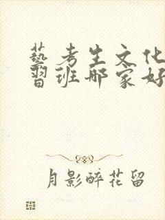 艺考生文化课补习班哪家好