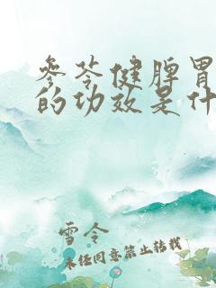 参苓健脾胃颗粒的功效是什么