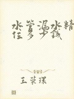 水管漏水精准定位多少钱