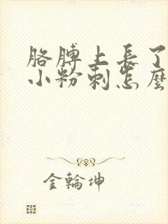 胳膊上长了好多小粉刺怎么回事