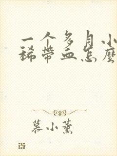 一个多月小猫拉稀带血怎么办